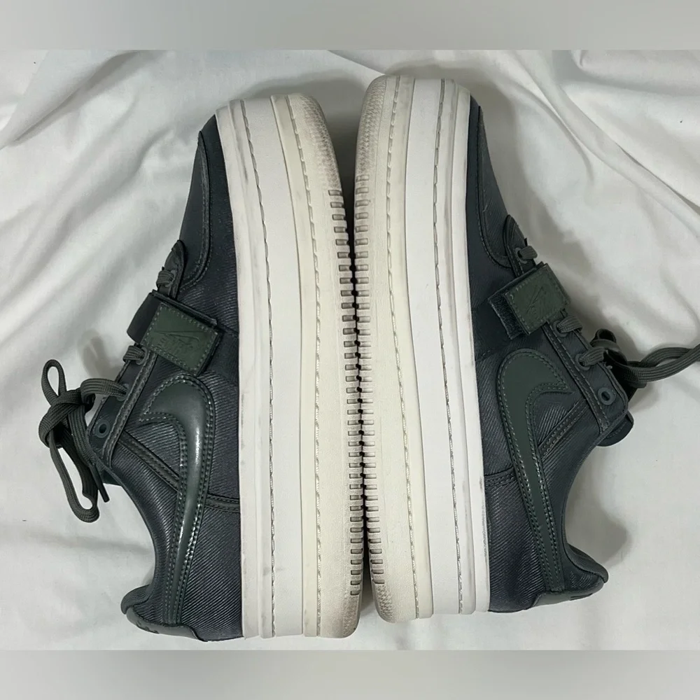 Nike Vandal Y2K Double Stack Platform Sneakers Mineral Spruce chunky